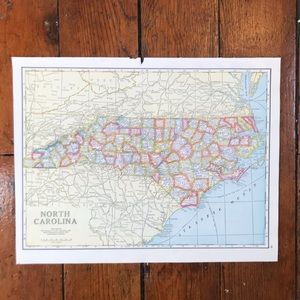 1941 Maps: North Carolina/North Dakota